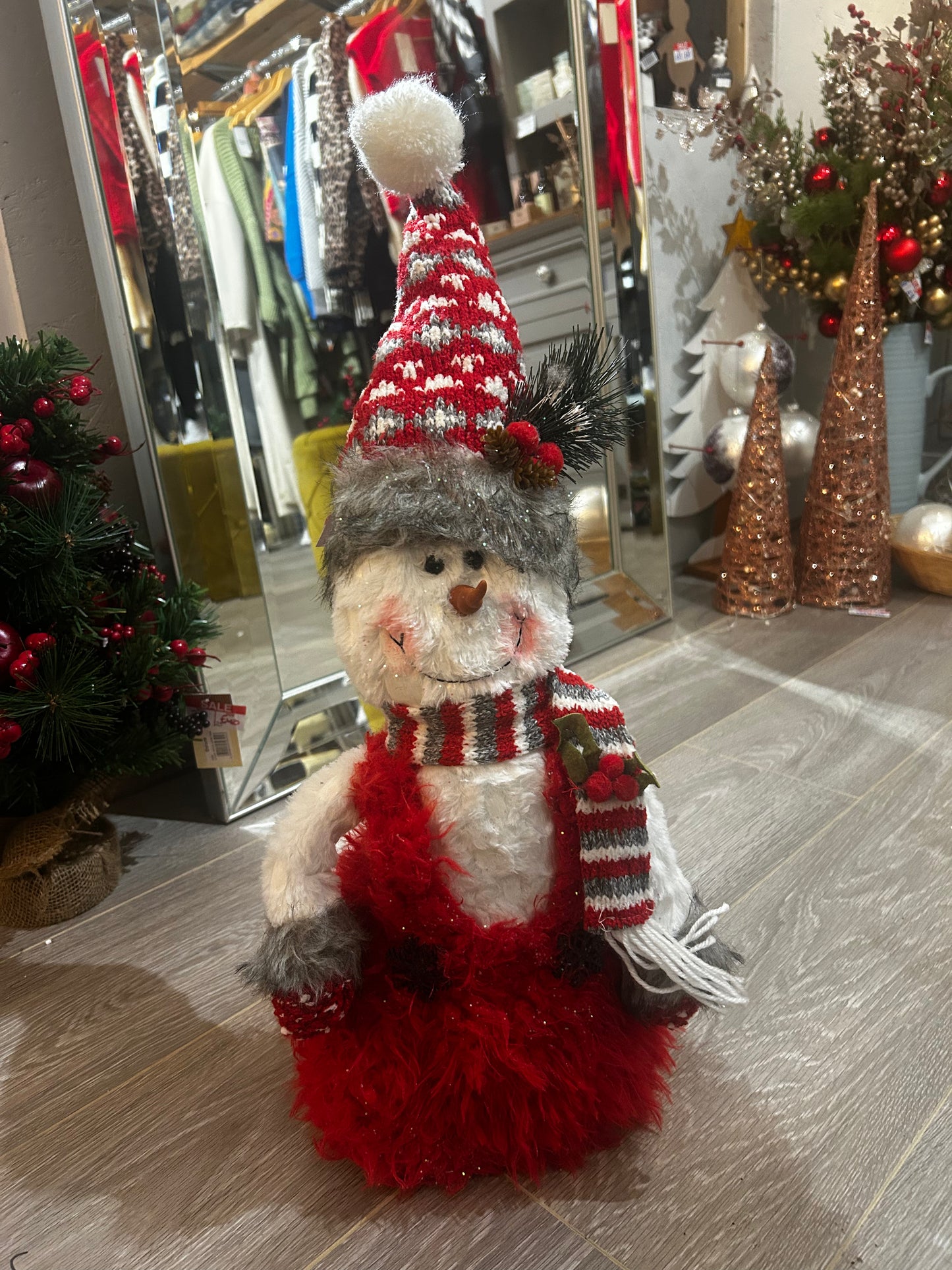 Large snowman - Bluebell and Willow