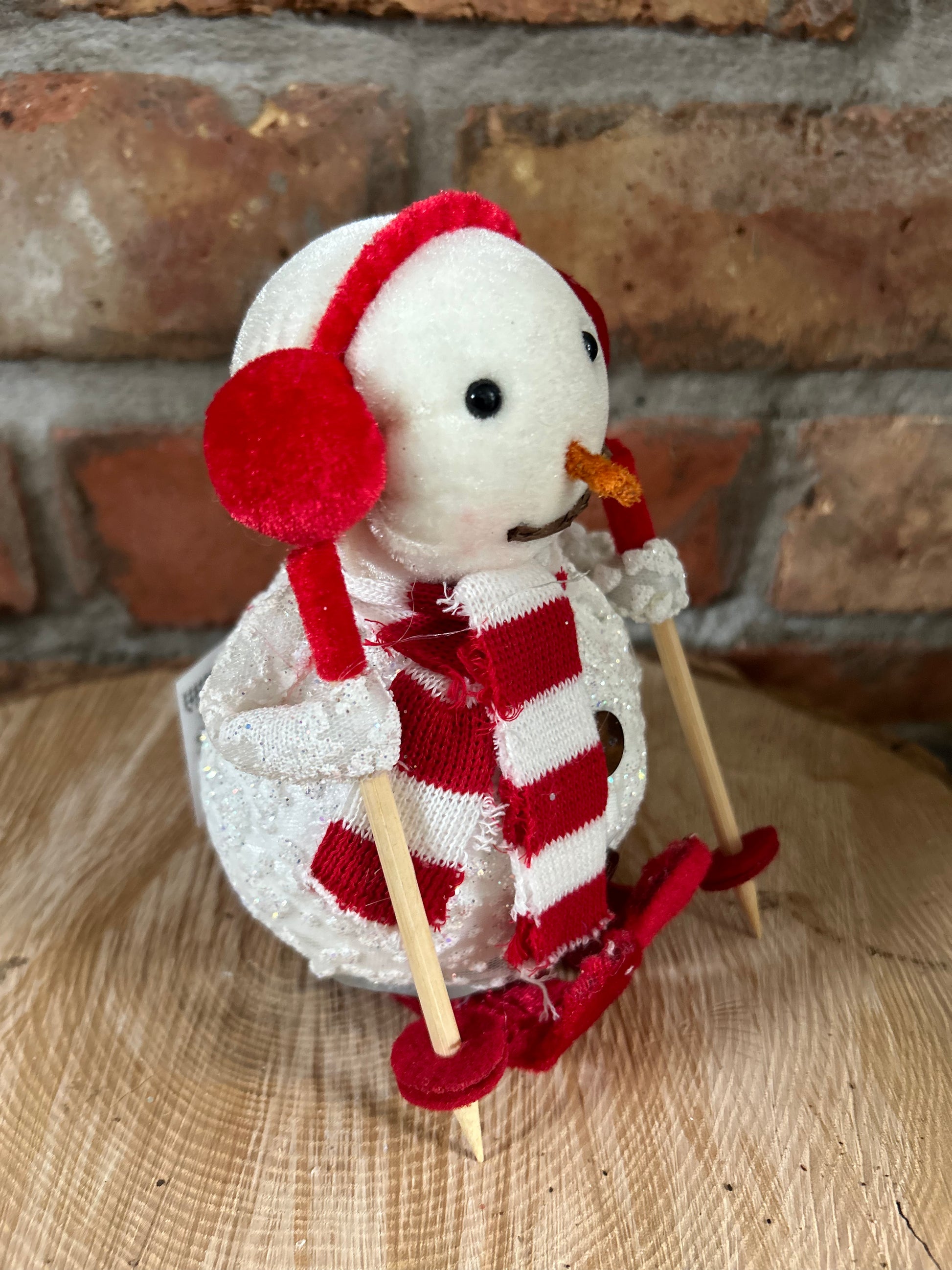 Skiing Snowman - Bluebell and Willow