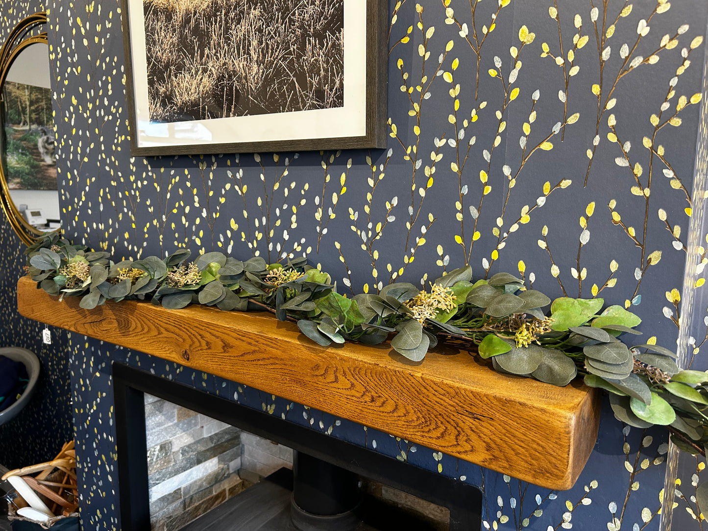 Eucalyptus Garland - Bluebell and Willow