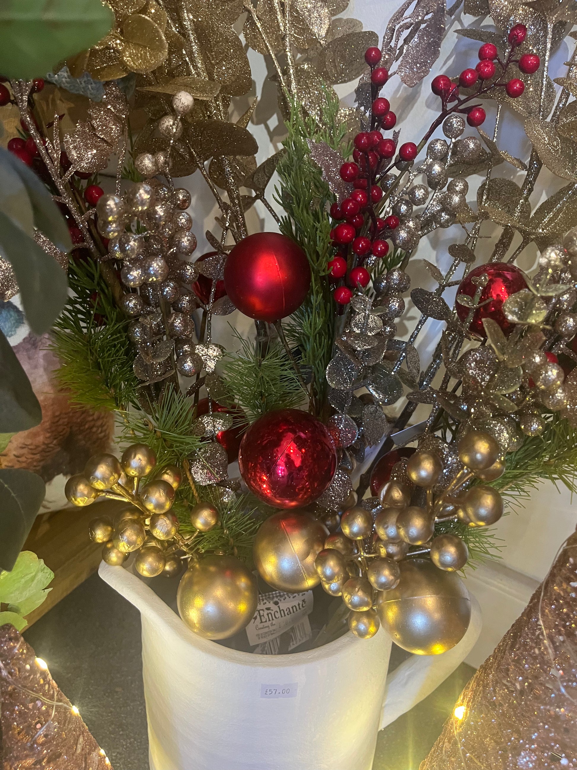 Festive Sparkle Spray - Bluebell and Willow