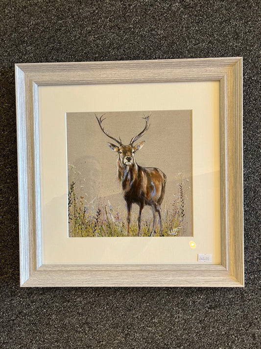 Grayson Stag Print - Bluebell and Willow