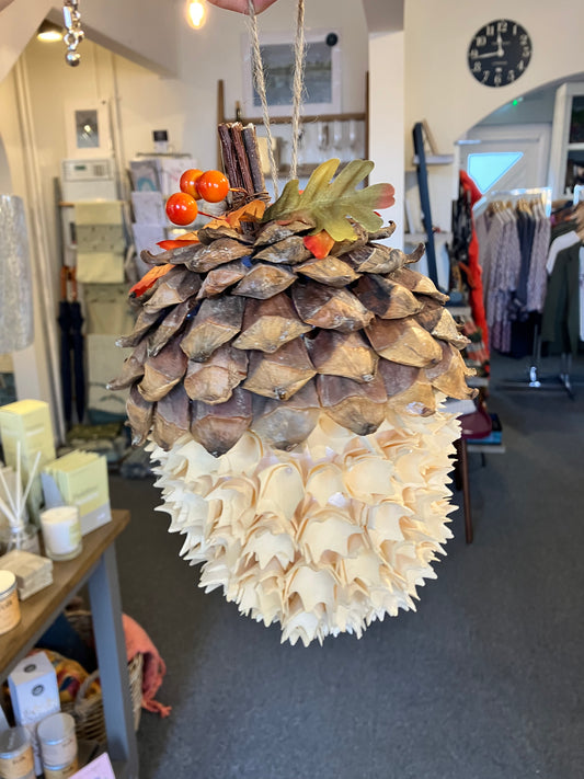 Woodland Large Acorn- Cream - Bluebell and Willow