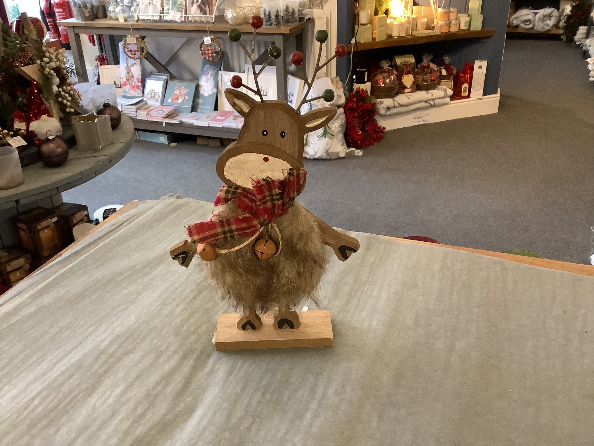 Joyful Reindeer Figure - Bluebell and Willow