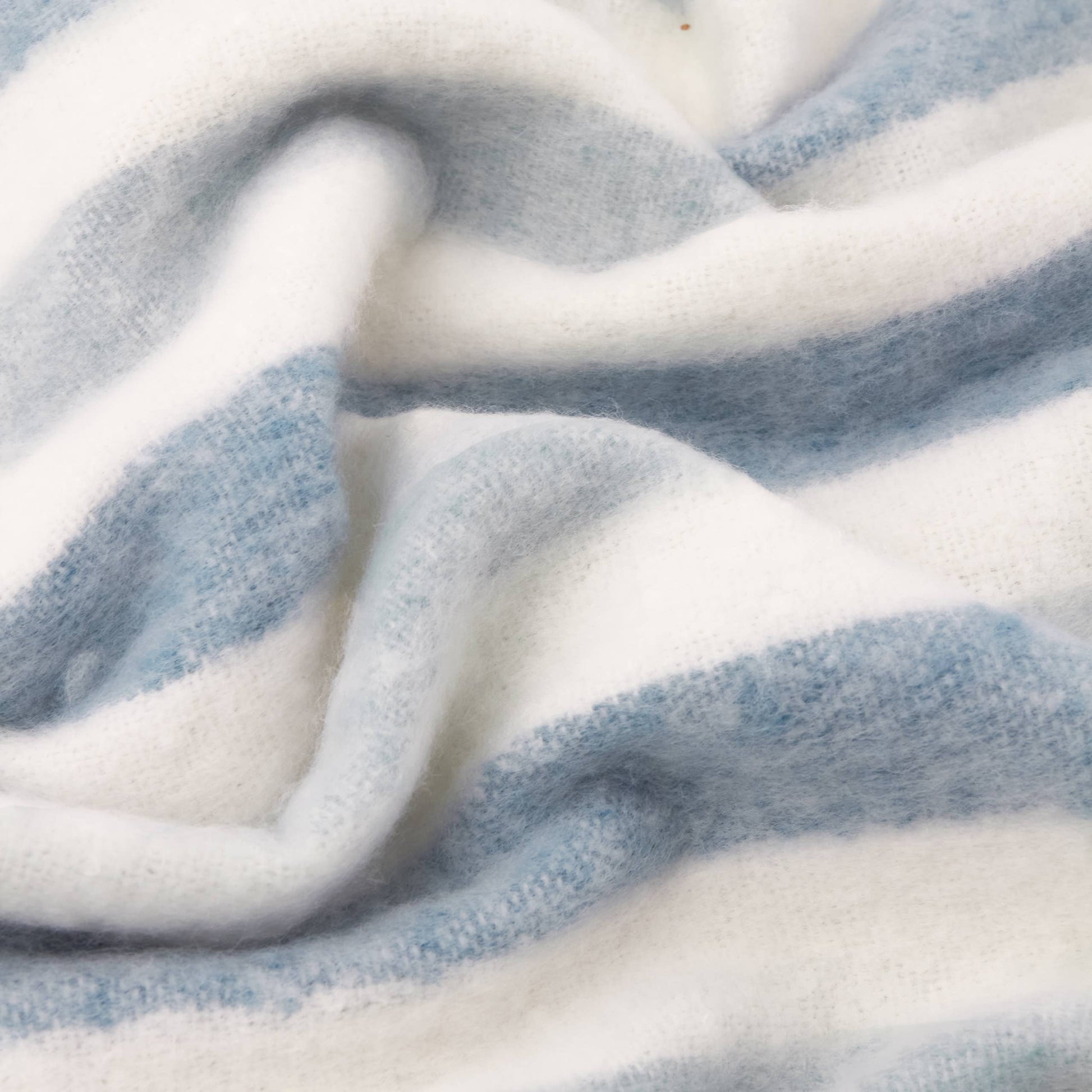 Beechwood Woven Stripe Throw Sky Blue - Bluebell and Willow