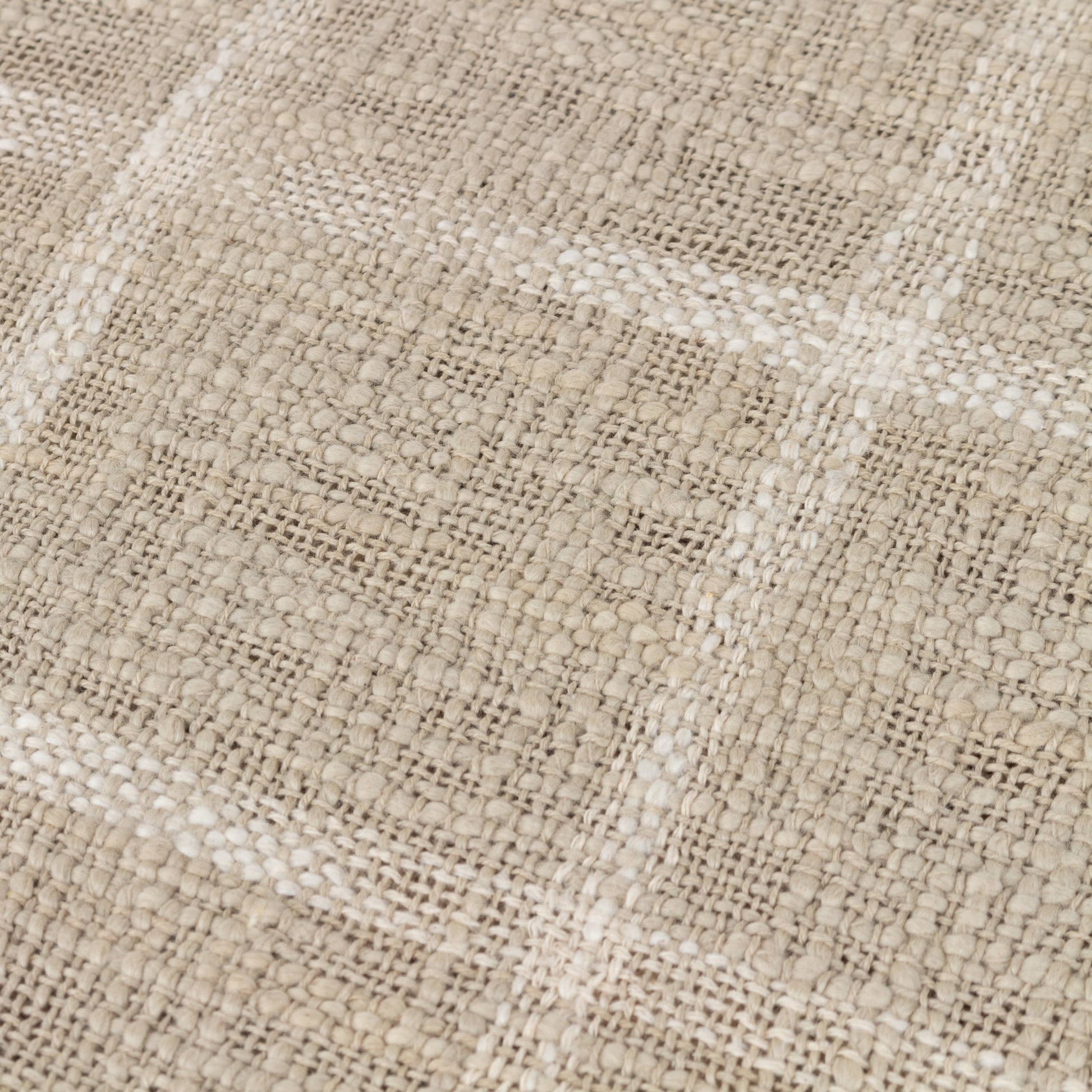 Beni Throw Stone/Natural - Bluebell and Willow