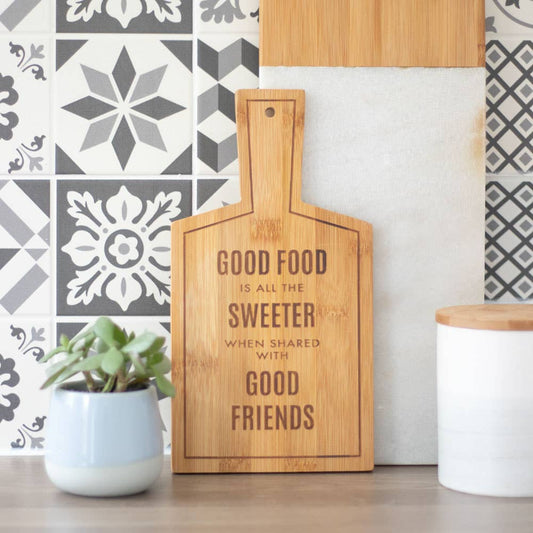 Sweeter When Shared Bamboo Serving Board - Bluebell and Willow