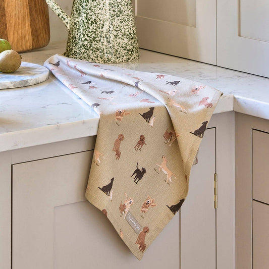Labradors & Retrievers Tea Towel - Bluebell and Willow