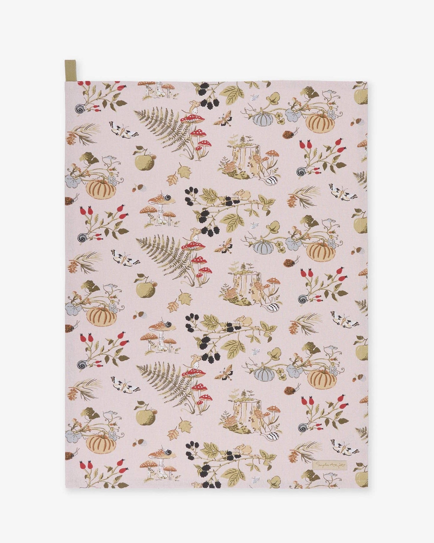 Autumn Forage Tea Towel