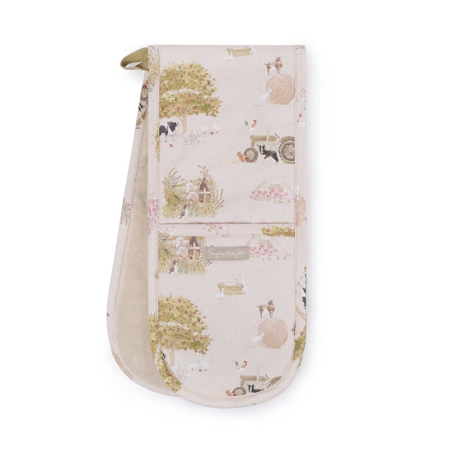 Farm Friends Double Oven Glove - Bluebell and Willow