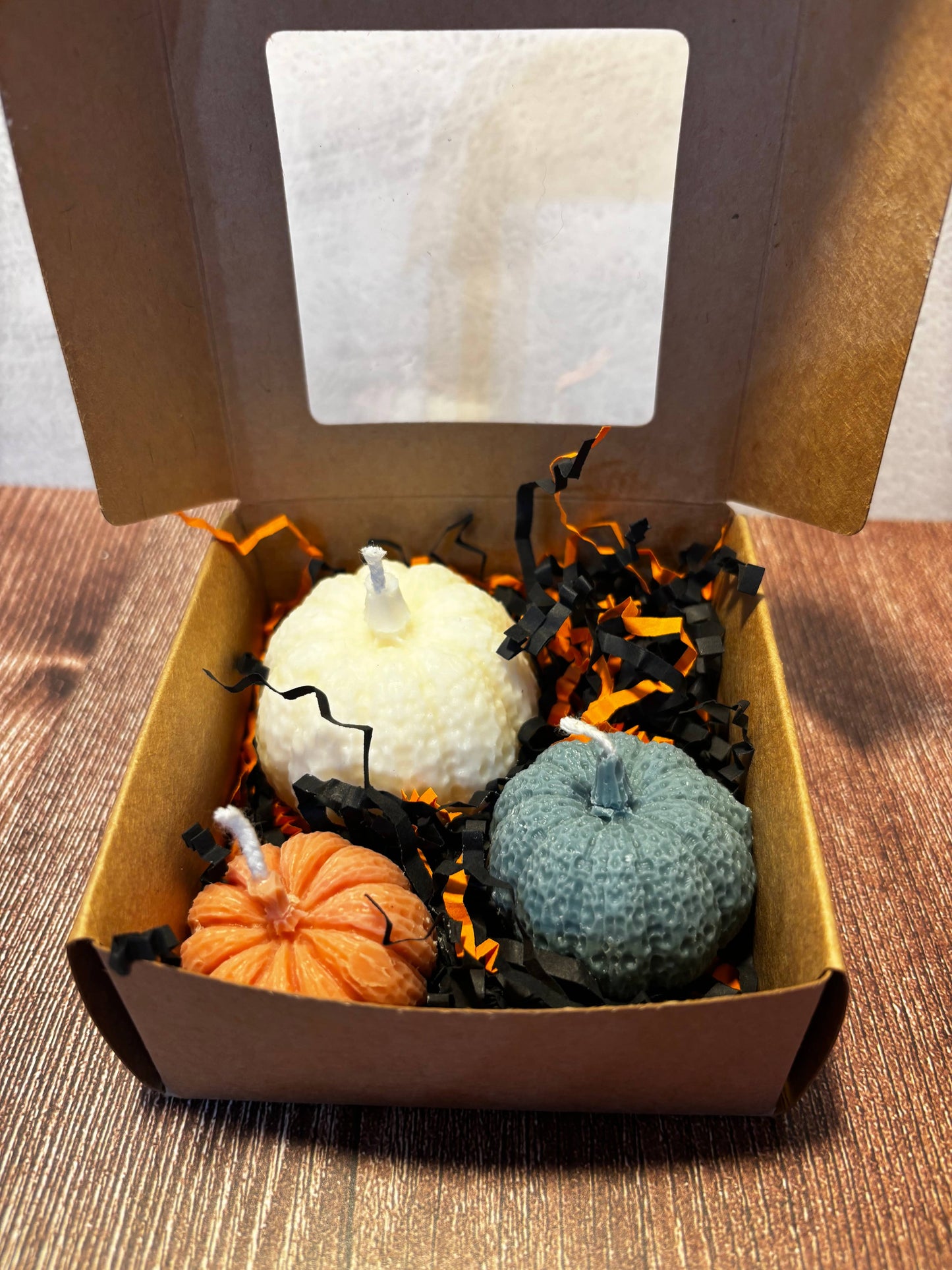 Pumpkin Candle Set – Handmade Autumn Home Decor