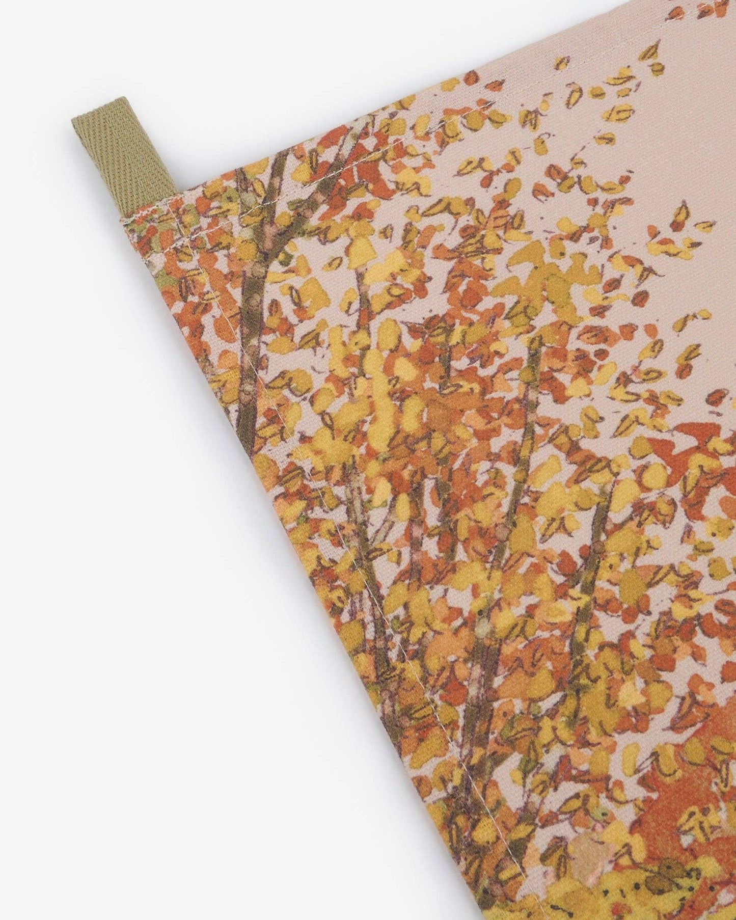 Autumn Forage Scene Tea Towel