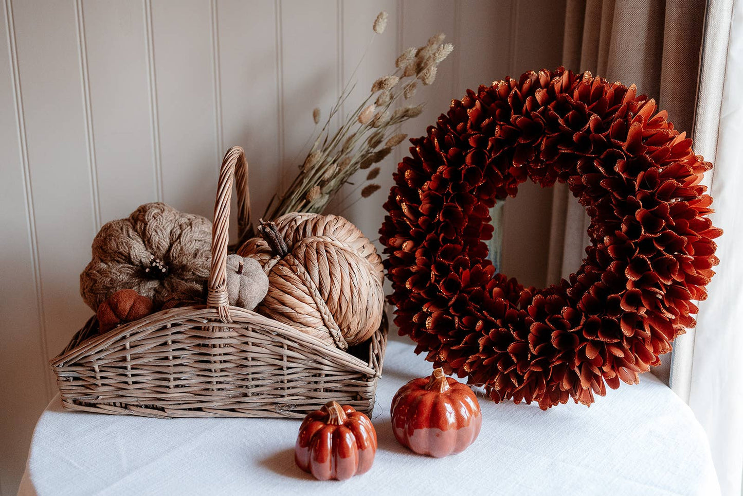 Brown Plait Pumpkin
