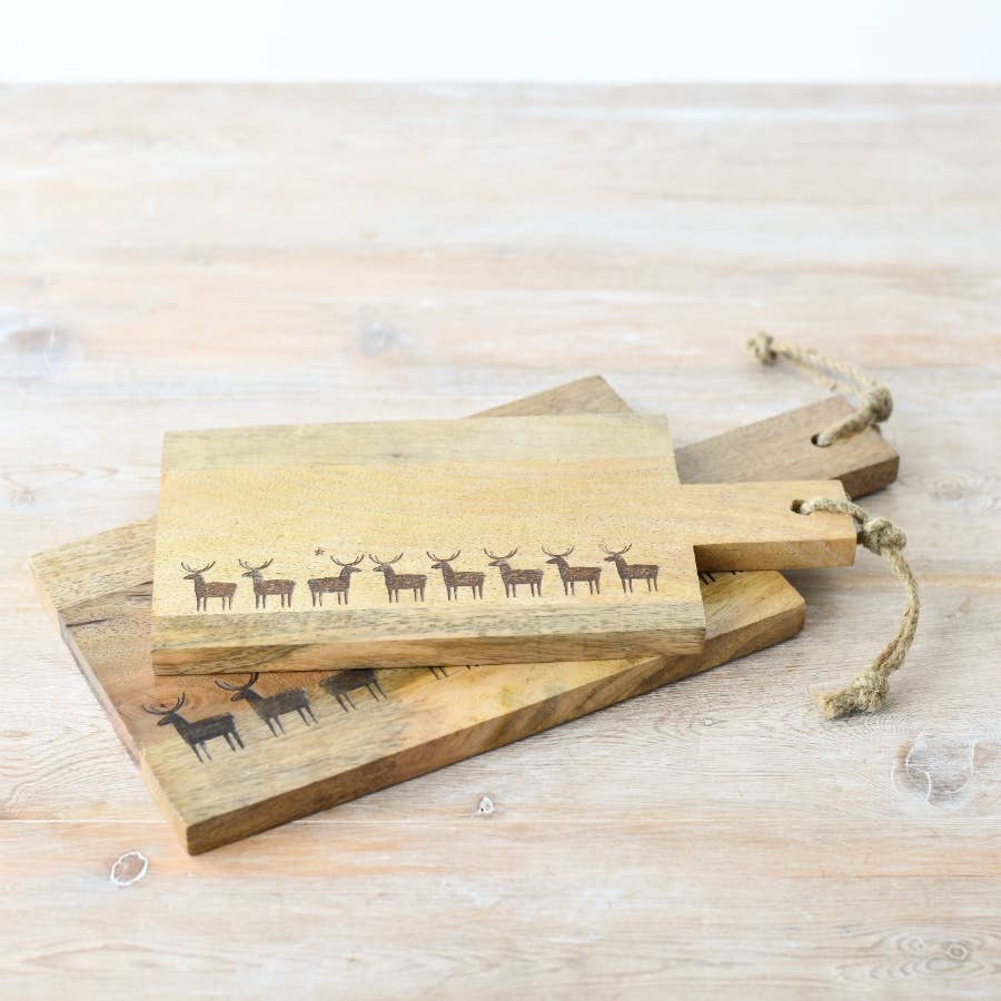 Christmas Deer Chopping Board, 35.5cm