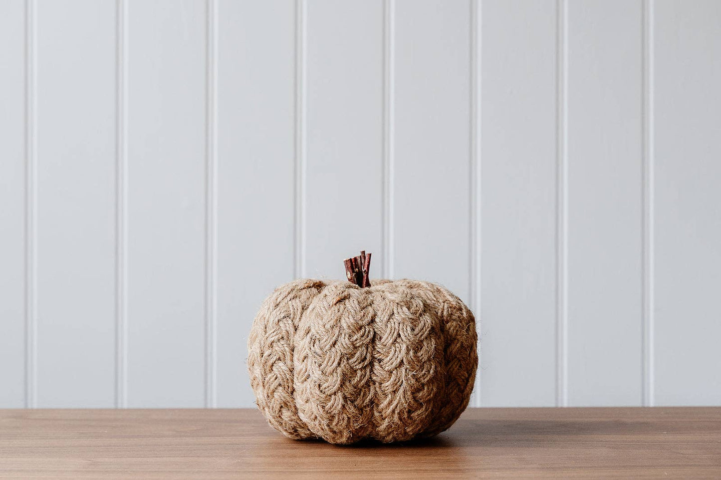 Brown Plait Pumpkin