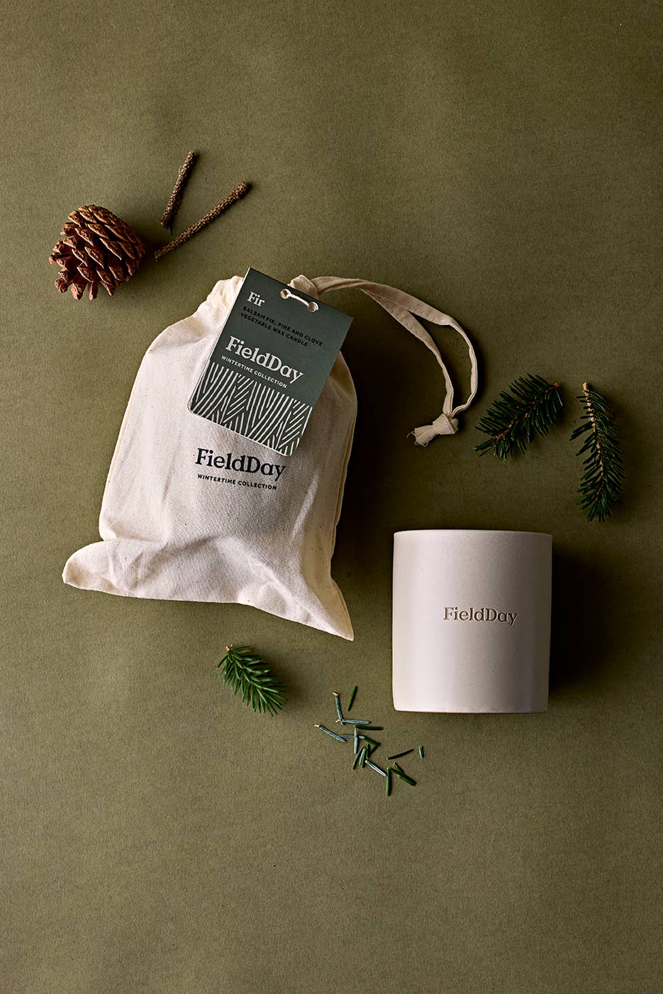 Christmas Fir Soy Wax Large Candle