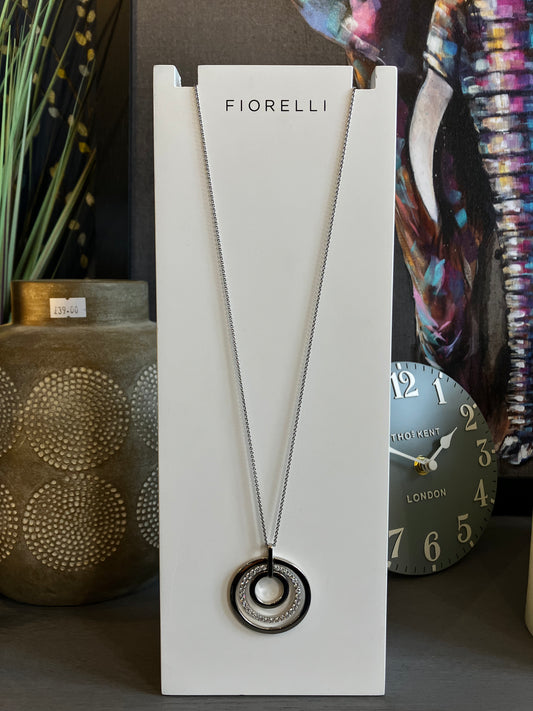 Fiorelli Triple Disc Cubic Zirconia Pendant