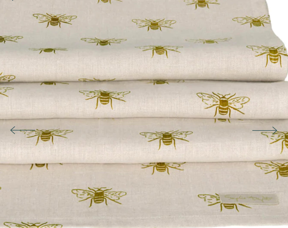 Sophie Allport Linen Table Runner- Bees