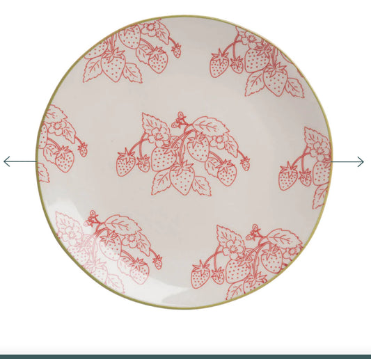 Sophie Allport Strawberry Stoneware Side Plate