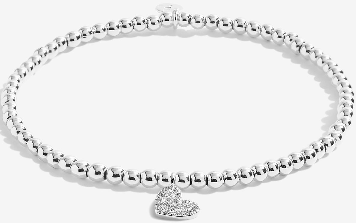 Joma “A Little Enchanting Enchanting Eighteen” Silver Plated Stretch Bracelet