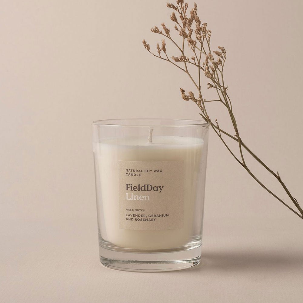 FieldDay Linen Natural Soy Wax Candle