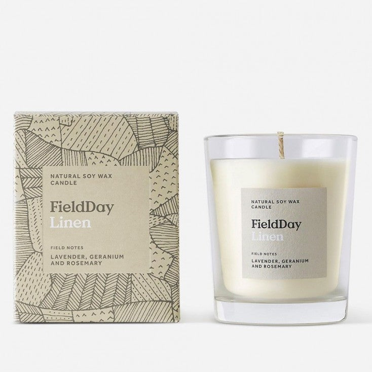 FieldDay Linen Natural Soy Wax Candle