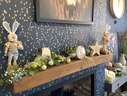 Blue Blossom Egg Garland